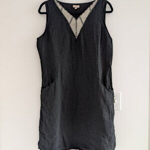 Lina Tomei Embellished linen sundress